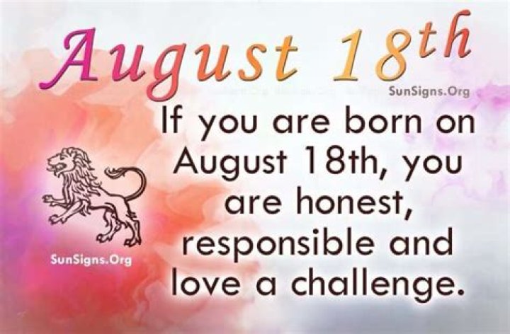 August 18 Famous Birthdays - SunSigns.Org ·